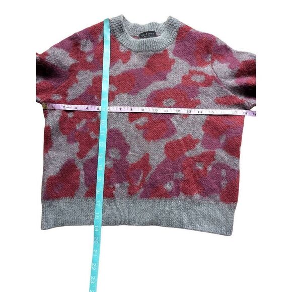 Rag & Bone Mohair blend leopard print sweater XXS - Picture 3 of 9